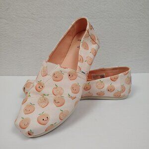 Toms Paper Source Just Peachy Loafer Flats Womens 8